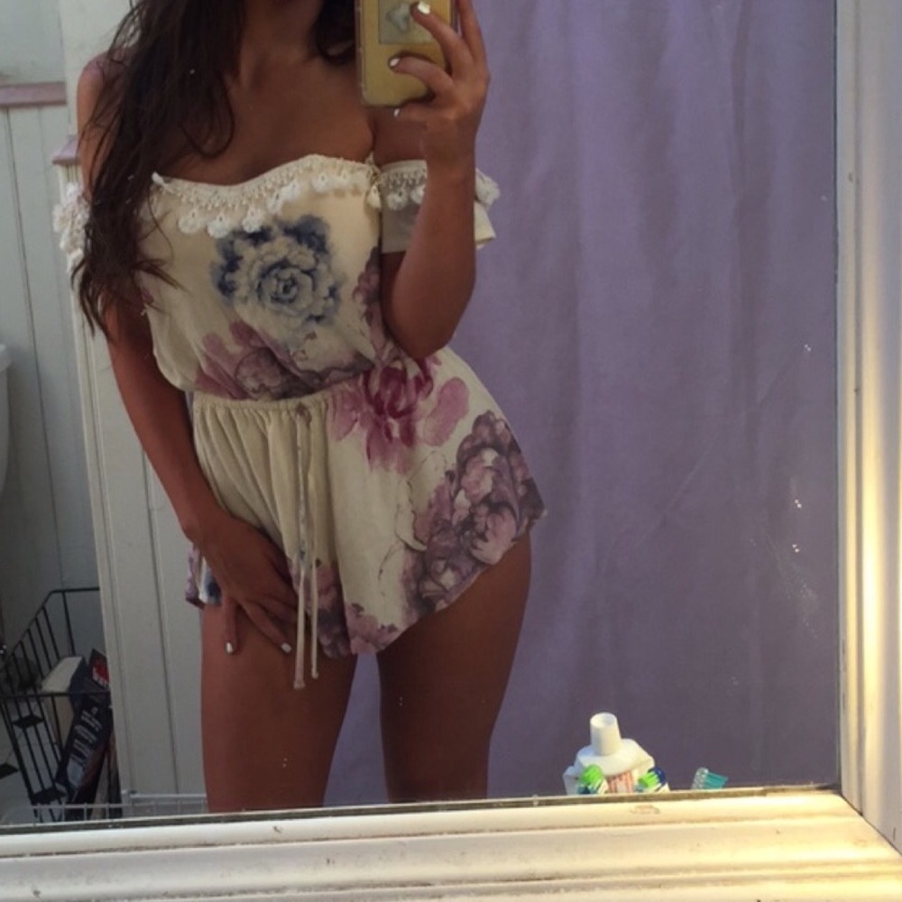 Mura Boutique Floral Romper
